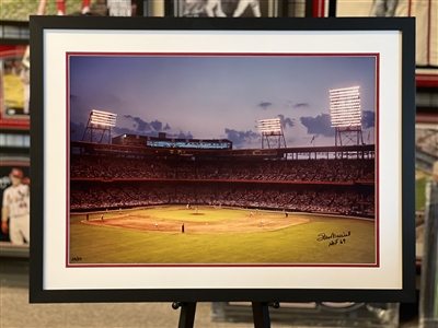 11x14 autographed matted & framed print of St Louis Cardinals 2006 WS MVP David  Eckstein