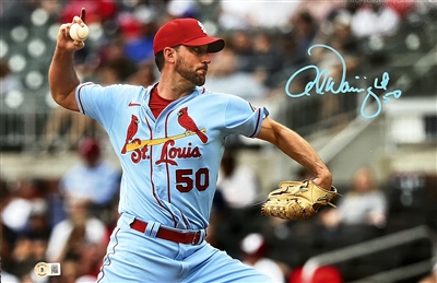 St Louis Cardinals Adam Wainwright 12x18 autographed print